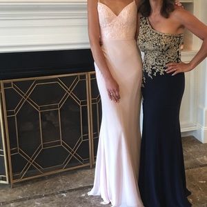 Azazie Esmeralda Dress-Blushing Pink